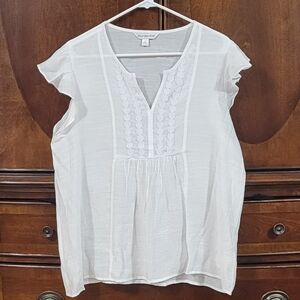 Womens Bright White Blouse